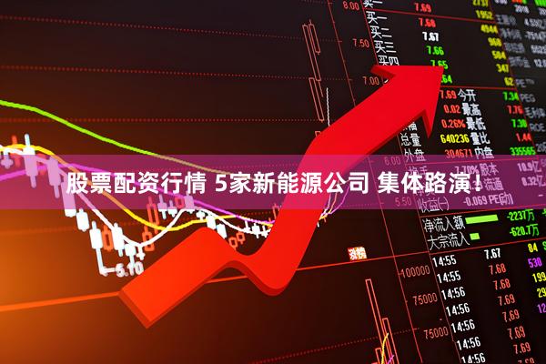 股票配资行情 5家新能源公司 集体路演！